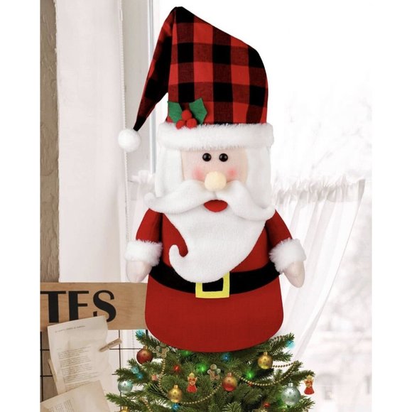 New Mexllex Christmas Tree Topper Santa Claus Christmas Tree Decorations… - Picture 1 of 1